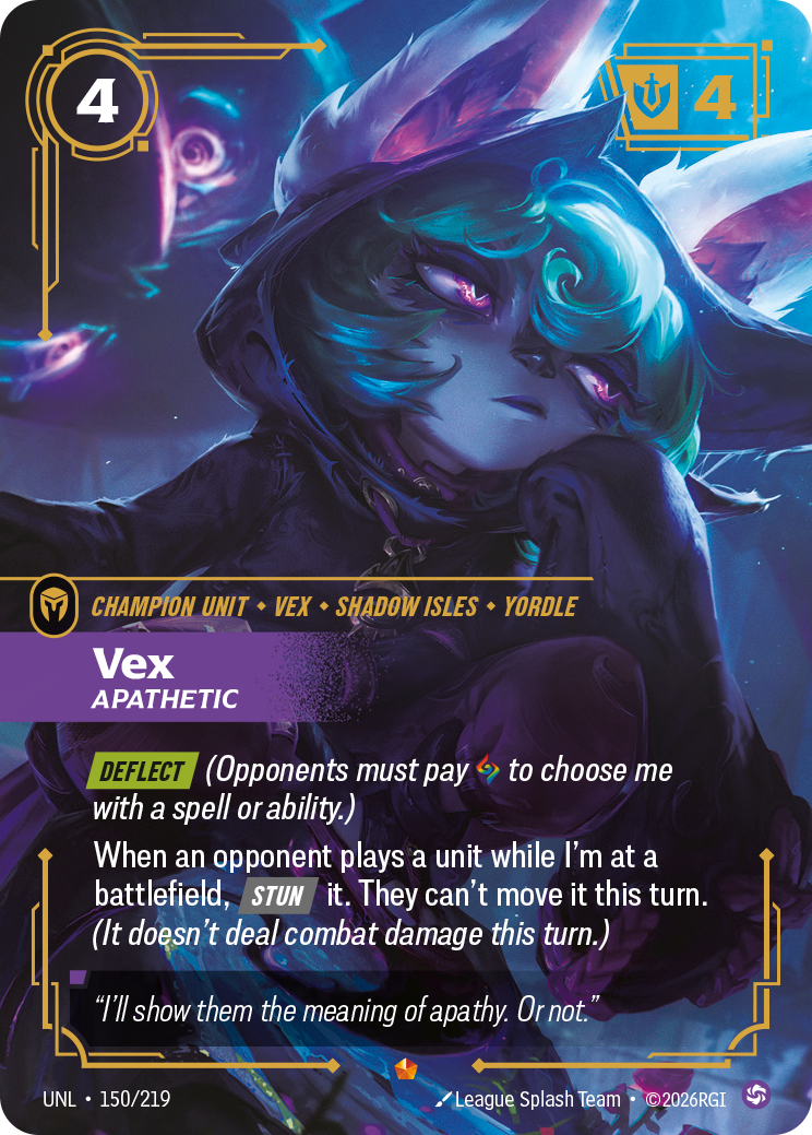 Vex - Apathetic, Unleashed 150/219
