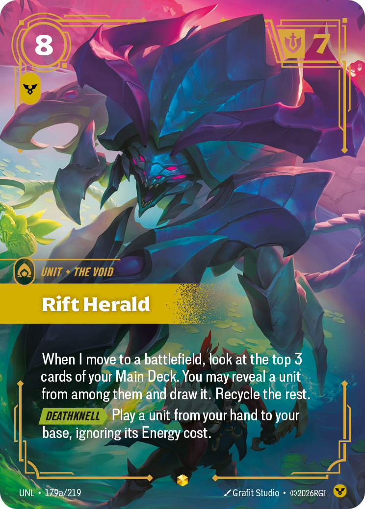 Rift Herald (Alternate Art), Unleashed 179a/219